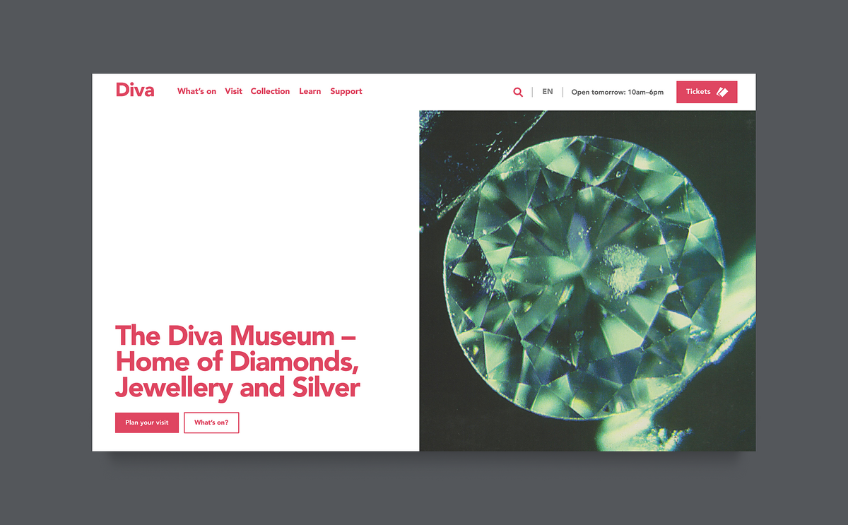 Building an online ‘Diamond Experience’ for a brilliant museum